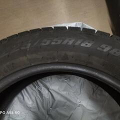 走行100キロ未満10〜9山 NANKANG スタッドレスタイヤ225-55