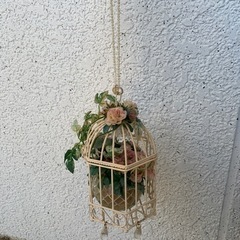 小さな鳥籠のオブジェ