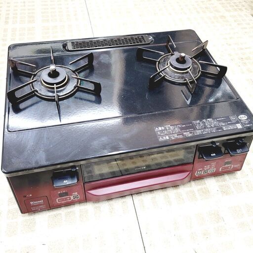リンナイ ガスコンロ RT66WH1RG-BAR 2021年製 都市ガス