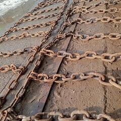 トラクター タイヤチェーン 12.4-24 北海道製品 2本ｾｯﾄ