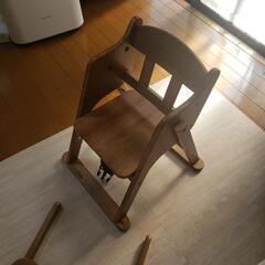 子供　木製　椅子　テーブル付き　折りたたみ