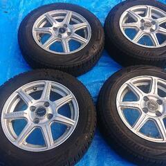 165/70R14(BRlDGESTONE VRX2)20年製ホイール付4本セット