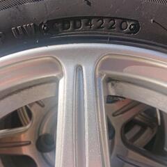 165/70R14(BRlDGESTONE VRX2)20年製ホイール付4本セット