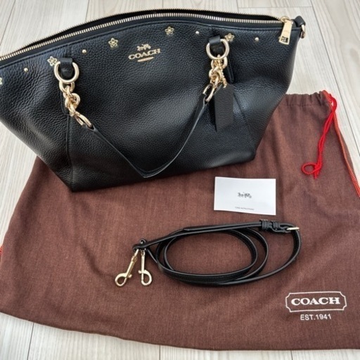 coach ハンドバッグ　BLACK