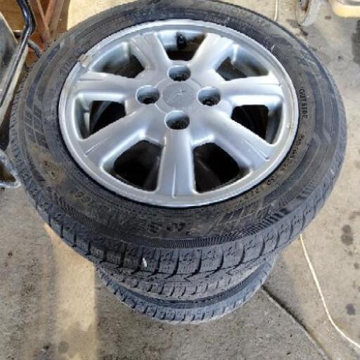 終了しました。スタッドレス155/65R14 ダイハツ純正アルミ4本