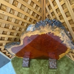 【愛品館 江戸川店】衝立 一枚板 D:112-047350-007