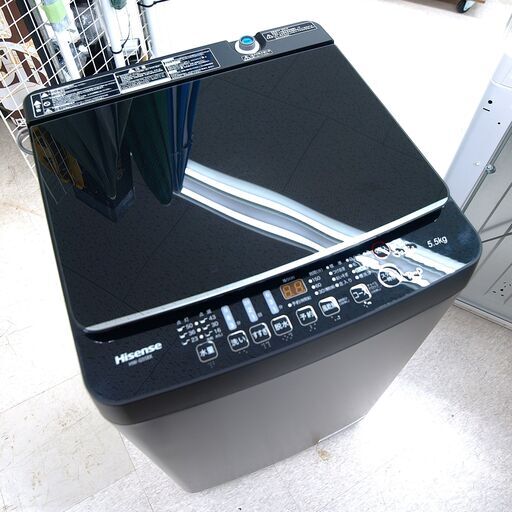 洗濯機　5.5kg　ハイセンス　HW-G55EK　リユース品