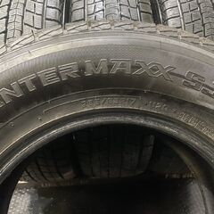 DUNLOP WINTER MAXX SJ8 265/65R17 17インチ スタッドレス 4本 19年製 バリ溝 パジェロ ランクルプラド等　(VTG750)クレジットカード QRコード決済可能