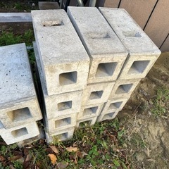 フェンス用ブロック　コンクリート製　15個
