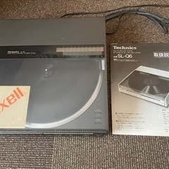 【ジャンク品】 Technics SL-Q6 ターンテーブル 説...