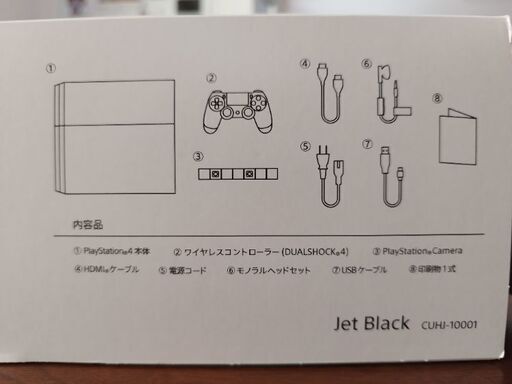 PlayStation4 ジェット・ブラック 500GB CUHJ-10001 プレイステーション4