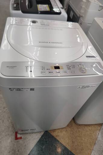 ☆SHARP/シャープ/5.5kg洗濯機/2019年式/ES-GE5C/№914☆