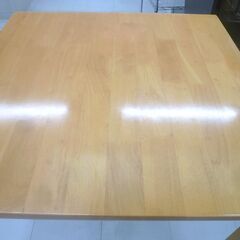 複数在庫 ダイニングセット 2人掛け 幅80×奥行80×高さ70cm テーブル+イス2脚セット 正方形 木製 家具 苫小牧西店