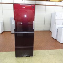ID 160125 冷蔵庫3ドア シャープ 356L 2018年 SJ-GW36D-R