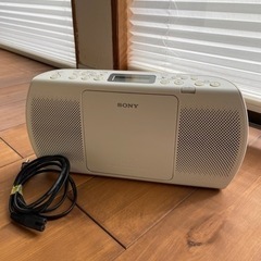 ソニー　ポータブルCDラジオプレーヤー　sony