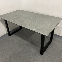 綾野/ayao ダイニングテーブル セラミック 綾野製作所 リニア テーブル スクエア脚 4人掛け ザハストーン 中古家具 店頭引取歓迎 R7761