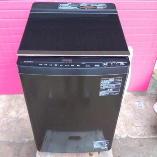 【和泉】配送可!! 動作品 2016年製 TOSHIBA 全自動洗濯乾燥機 マジックドラム 10kg AW-10SV5 東芝