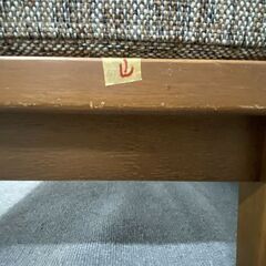 unico/ウニコ WICK Bench backrest/ ウィック ベンチバックレスト 二人掛けソファ オーク材 ブラウンミックス 中古家具 店頭引取歓迎 R7765