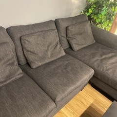 アルモニア　カウチソファ　オットマン付き【店頭取引限定】【中古品】早い者勝ち！🚛足立区近郊配送可能！ 