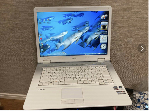 NEC ノートPC-LL750MG pcケース付き　ほぼ未使用保管
