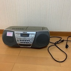 【ジャンク品】SONY CDカセットデッキ CFD-S22 ポー...