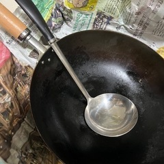 中華鍋　お玉　セット
