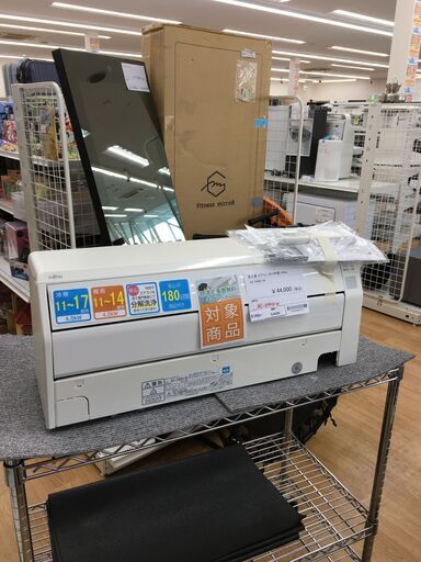 ★期間限定SALE★標準工事費込み★ 富士通 エアコン  4.0kw 18年製 室内機分解洗浄 SJ4230