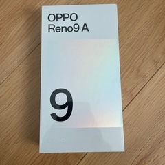 【取引中】新品未開封　oppo reno9 a