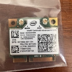 Intel 無線LAN WiFi ネットワークカード　新品