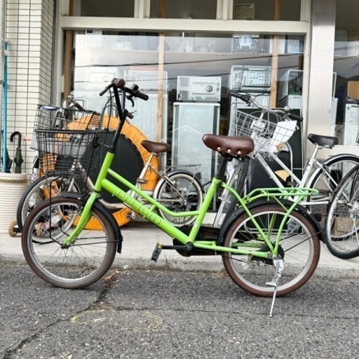 【最終値下げ‼️】トレーディア 20インチ シティサイクル ミニベロ オシャレ自転車 ライトグリーン♪