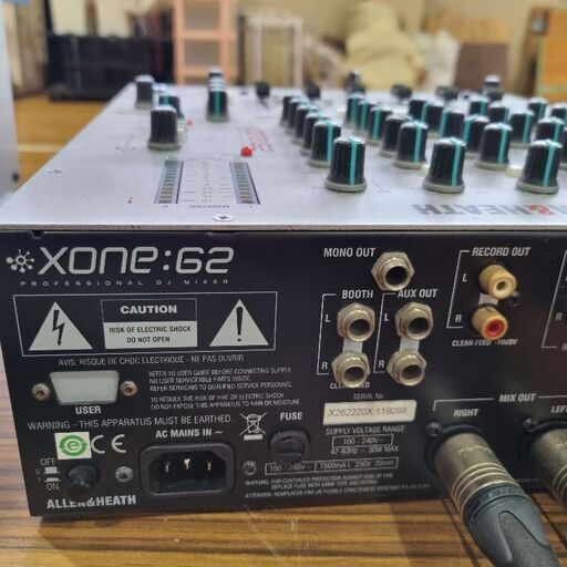 ALLEN&HEATH Xone62 DJミキサー 動作良好！ALLEN & HEATH XONE:62 DJ