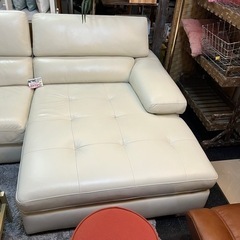 【ジモティー限定 89980円→70000円】ACTUS 総革 カウチソファ アクタス モダン ヘッドリクライニング