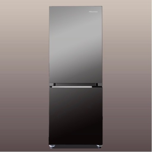 【超美品‼️】ハイセンス 2021年製 154Lノンフロン冷凍冷蔵庫 高級ミラードア