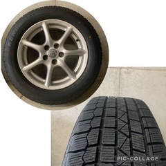 エスティマ 純正ホイール スタッドレス付