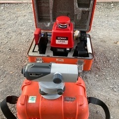 レーザーレベルとオートレベル　ソキア