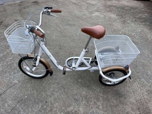 三輪自転車　中古現状品　買い物便利