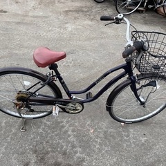 中古自転車　26インチ　六段ギア　現状品