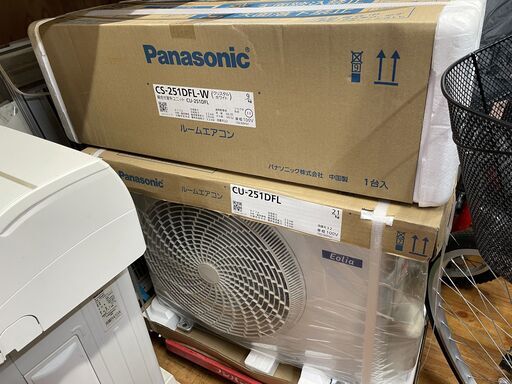 ☆新品・標準取付費込み Panasonic パナソニック 8畳用 ルームエアコン CS-251DFL 2021年モデル Eolia エオリア 内部クリーン