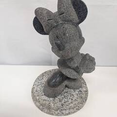 ミッキー 石像  大幅値下げ 20万円→15万円！ ST975] 中古 ディズニー ミッキー＆ミニー 石像 2体セット 現状販売