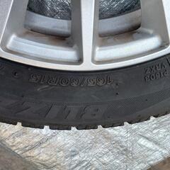 アルミホイル、スタッドレスタイヤ4本セット。