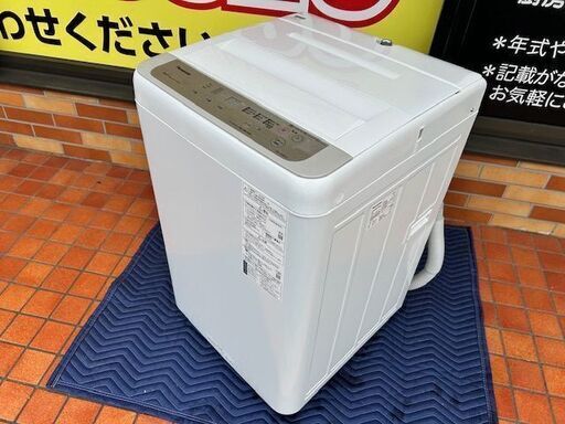 8000円現地現金着払いi☆極美品 Panasonic 全自動洗濯機 NA-F50B13 2020年製