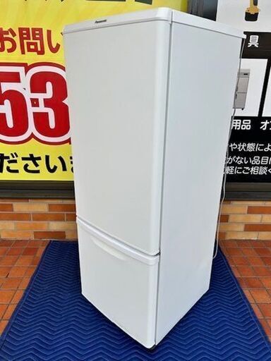 2020年製　パナソニック　ノンフロン冷凍冷蔵庫　NR-B17CW-W形■168L