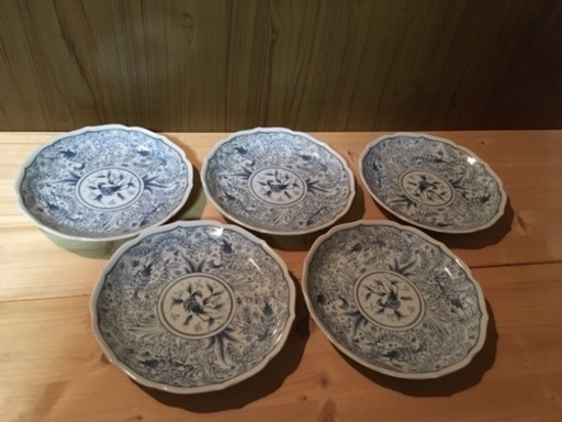 お値下げしました　7寸皿5枚　第一陶器　和光園　美品