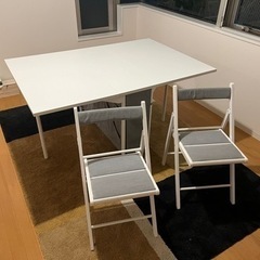 IKEA KALLHALL折りたたみテーブル & FRÖSVIフ...