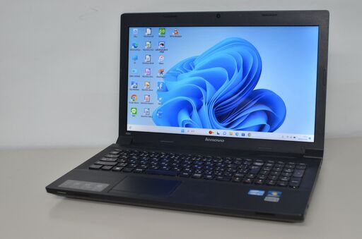 中古良品ノートパソコン Lenovo B590 Windows11+office 爆速SSD256GB core i5-3230M/メモリ8GB/15.6インチ/webカメラ/無線/DVDマルチ