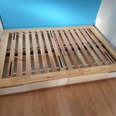 再値下げ！(ダブル) Nスリーププレミアム マットレス+フレームセット売り