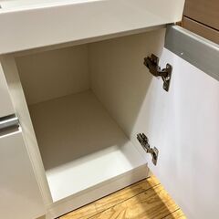 NITORI ニトリ 2面レンジボード 食器棚 ホワイト No.268 ※現金 