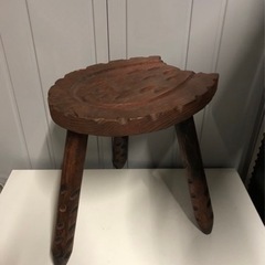 スペイン製　天然木　椅子　ガーデニング
