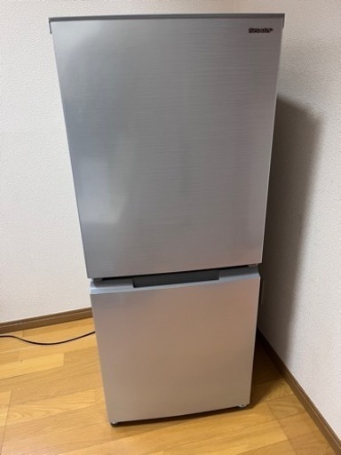 【お譲り先決定】2021年製 SHARP 2ドア冷蔵庫 (シルバー)SJ-D15G