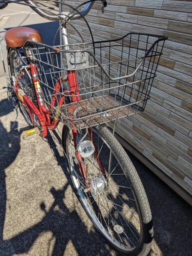 中古自転車 6段変速 26インチ ライト無し 軽整備済み 防犯登録対応